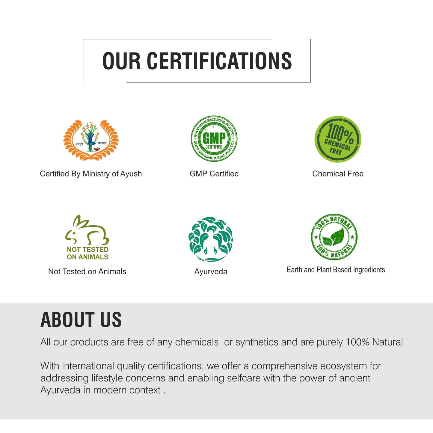 all required certifications of chat chat churan