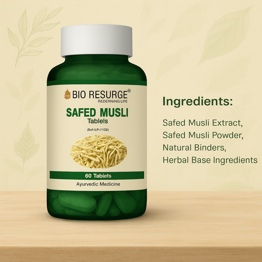 Safed Musli Tablets – Natural Sexual Vitality