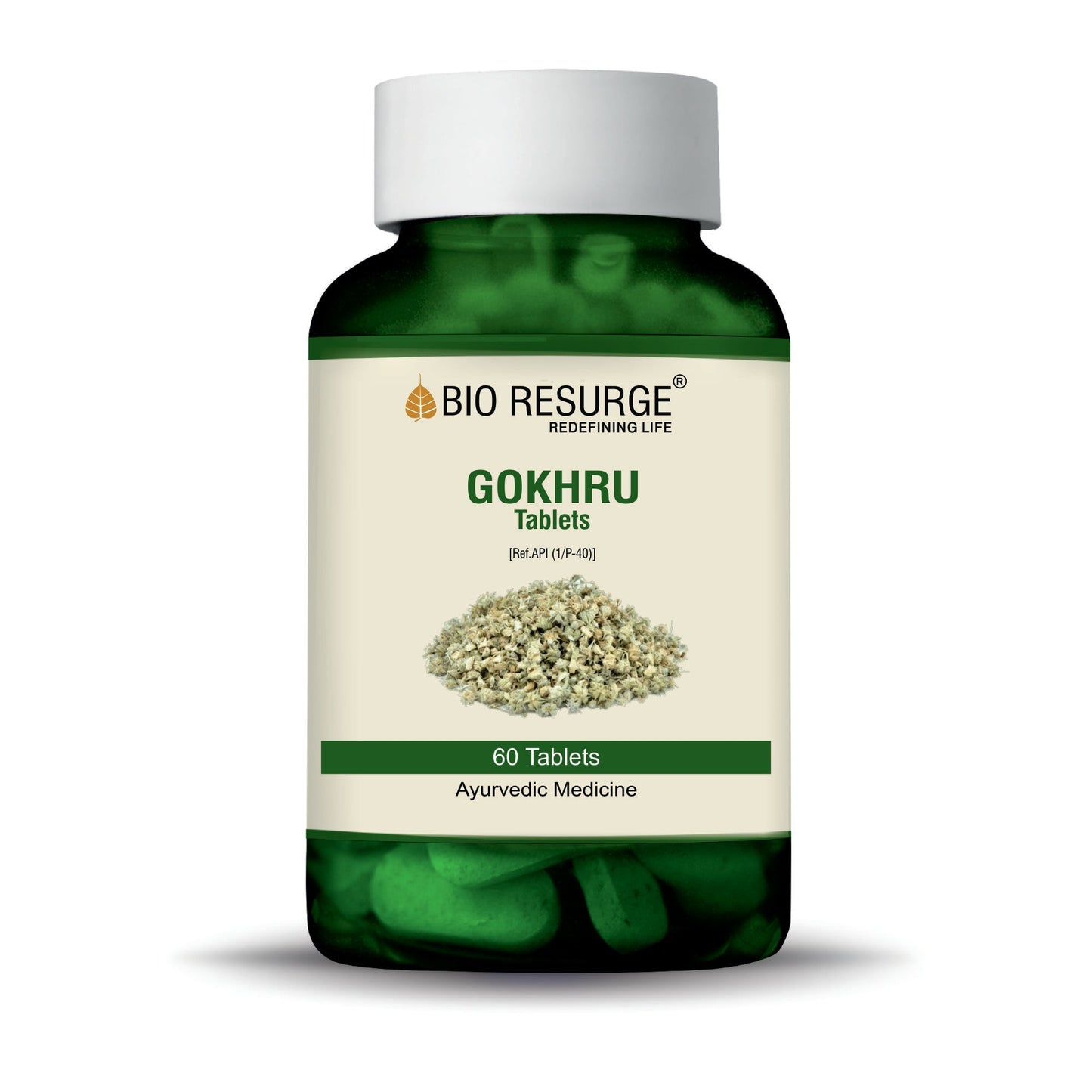 Bio Resurge Gokshura Gokhru Tablet - 750 mg (60 Tablet): One piece MRP (Inclusive of all taxes):Rs.280/- Net Weight 45gm/