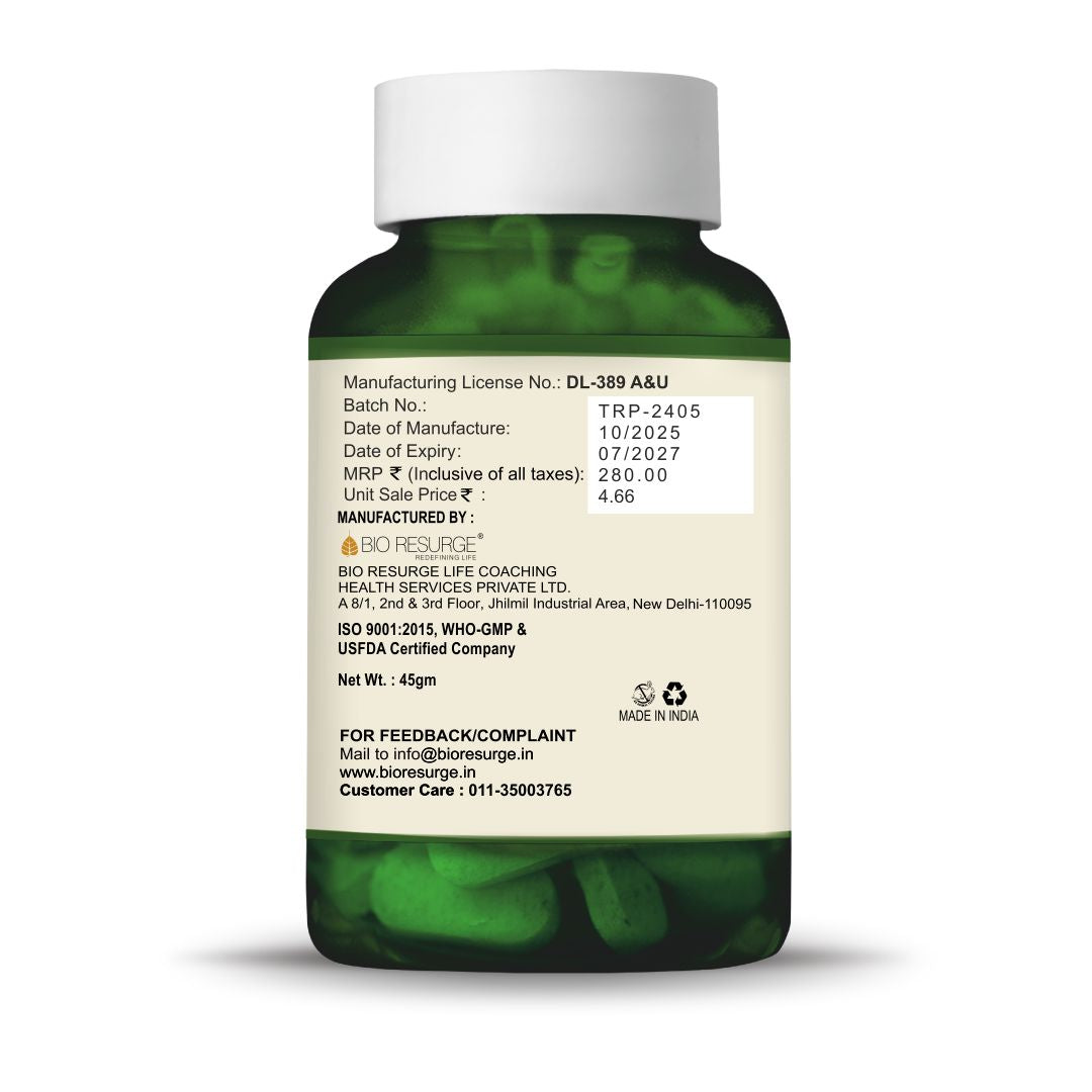 Bio Resurge Triphala Tablets – Ayurvedic Digestive Support