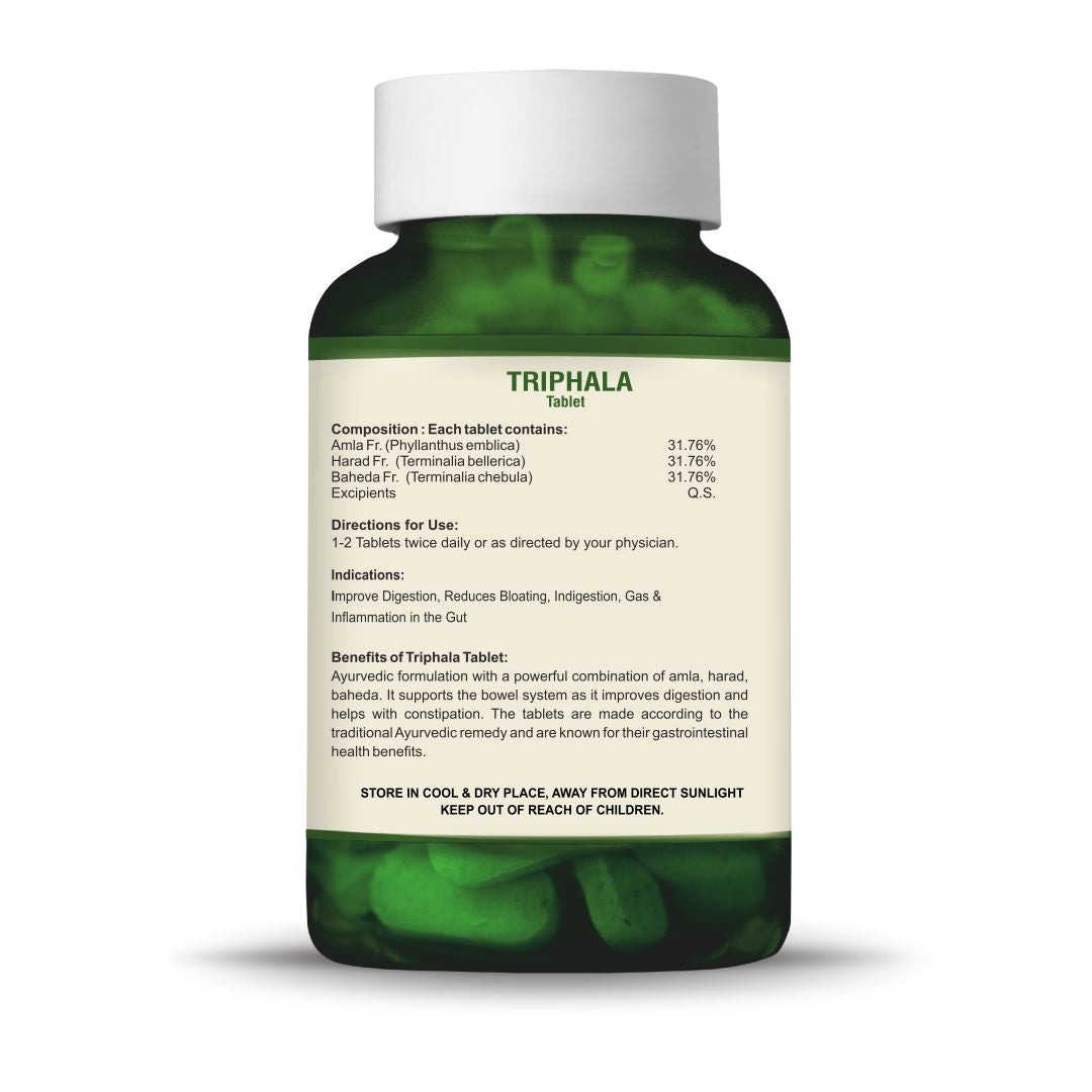 Bio Resurge Triphala Tablets – Ayurvedic Digestive Support